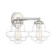 Meridian - 2-Light Bathroom Vanity Light - Lights Canada
