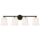 Meridian - 4-Light Bathroom Vanity Light - Lights Canada