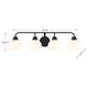 4-Light Vanity Light