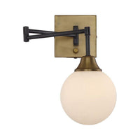 1-Light Adjustable Wall Sconce