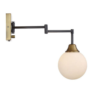 Meridian - 1-Light Adjustable Wall Sconce - Lights Canada