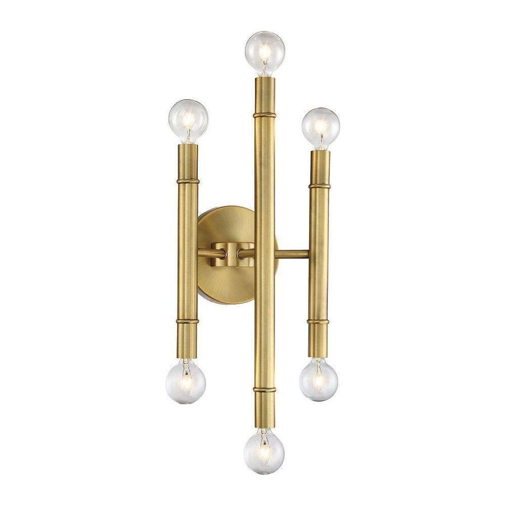 Meridian - 6-Light Wall Sconce - Lights Canada