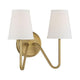 Meridian - 2-Light Wall Sconce - Lights Canada