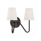 Meridian - 2-Light Wall Sconce - Lights Canada