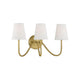 Meridian - 3-Light Wall Sconce - Lights Canada