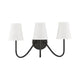 Meridian - 3-Light Wall Sconce - Lights Canada