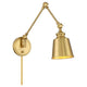 1-Light Adjustable Wall Sconce (Set of 2)
