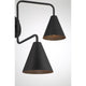 2-Light Adjustable Wall Sconce