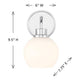 1-Light Wall Sconce