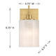 1-Light Wall Sconce