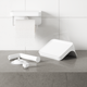 Flex Adhesive Toilet Paper Holder & Shelf