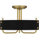 Madden 3-Light Semi Flush Mount