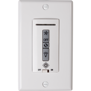 4-Speed with Dimmer and Reverse Hardwired Wall Control Only