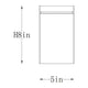 Toro 1-Light Flush Mount