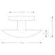 Pom 1-Light Wall or Ceiling Light