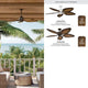 Nani 56" 5-Blade Weather+ Outdoor Ceiling Fan