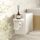 Flex Adhesive Toilet Paper Holder & Shelf