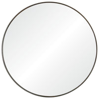 Lester 30" Tall Round Wall Mirror