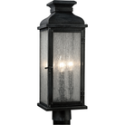 Visual Comfort Studio Collection - Pediment 3-Light Outdoor Post Lantern - Lights Canada