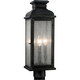 Visual Comfort Studio Collection - Pediment 3-Light Outdoor Post Lantern - Lights Canada