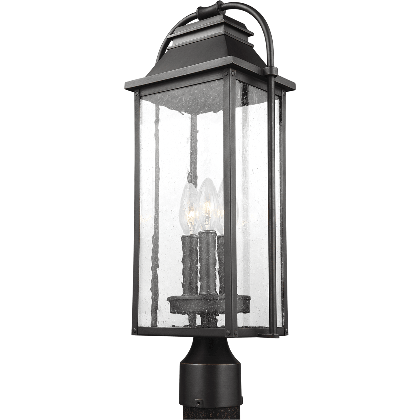 Visual Comfort Studio Collection - Wellsworth 3-Light Medium Post Lantern - Lights Canada