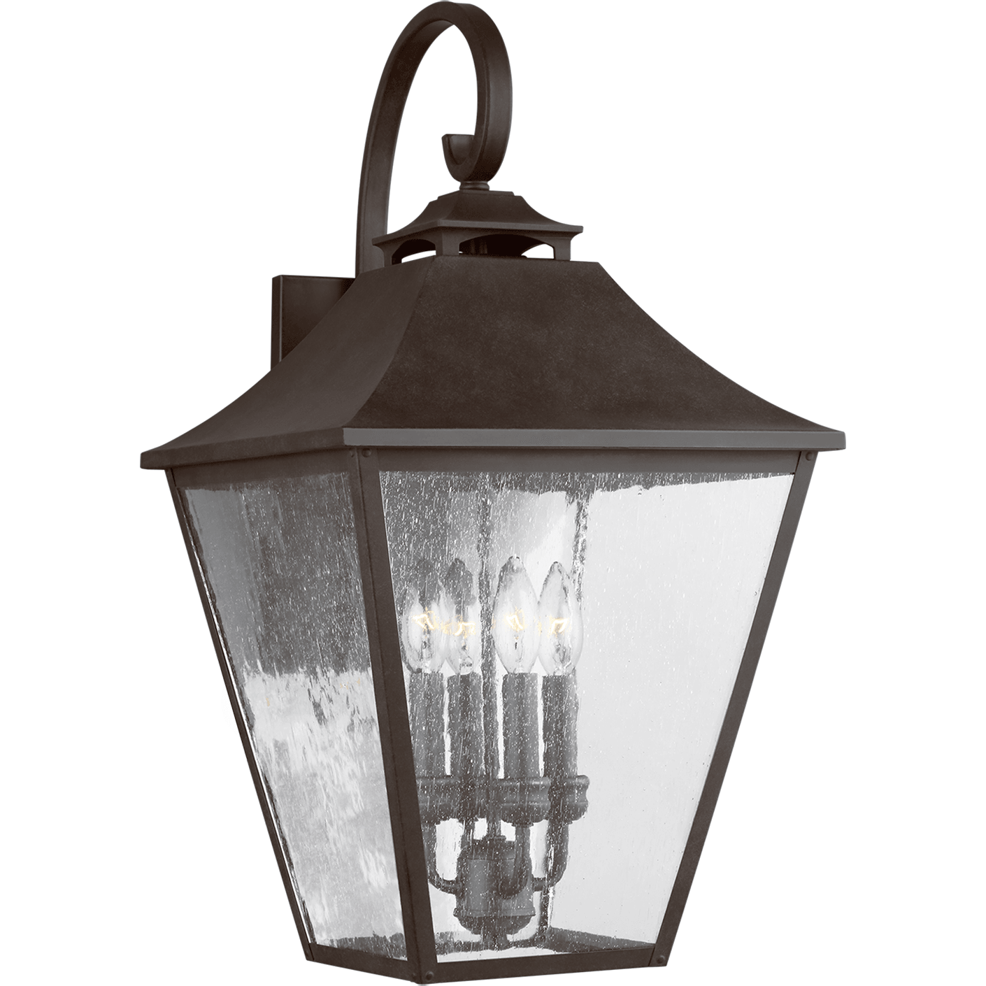 Visual Comfort Studio Collection - Galena 3-Light Small Post Lantern - Lights Canada