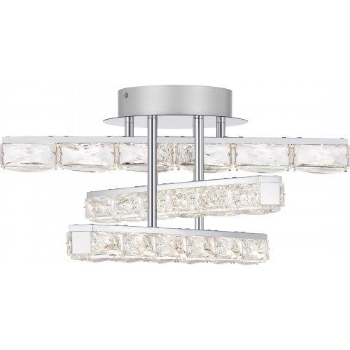 Comet LED Semi Flush Mount