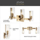 Jemsa 22.75" 3-Light Vanity Light