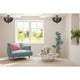 Burkley 2-Light Semi Flush