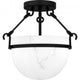Danyon 3-Light Semi Flush Mount