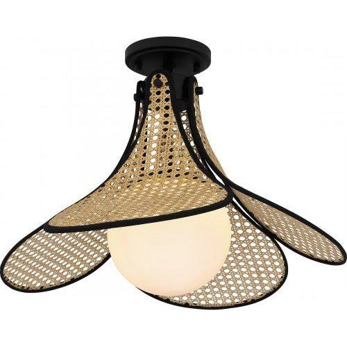 Delilah 1-Light Semi Flush Mount