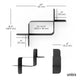 Montage Metal Shelves (Set of 2)