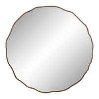 Bern 40" Tall Round Irregular Mirror