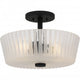 Gray Semi-Flush Mount