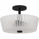 Gray Semi-Flush Mount