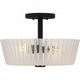 Gray Semi-Flush Mount