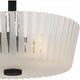 Gray Semi-Flush Mount