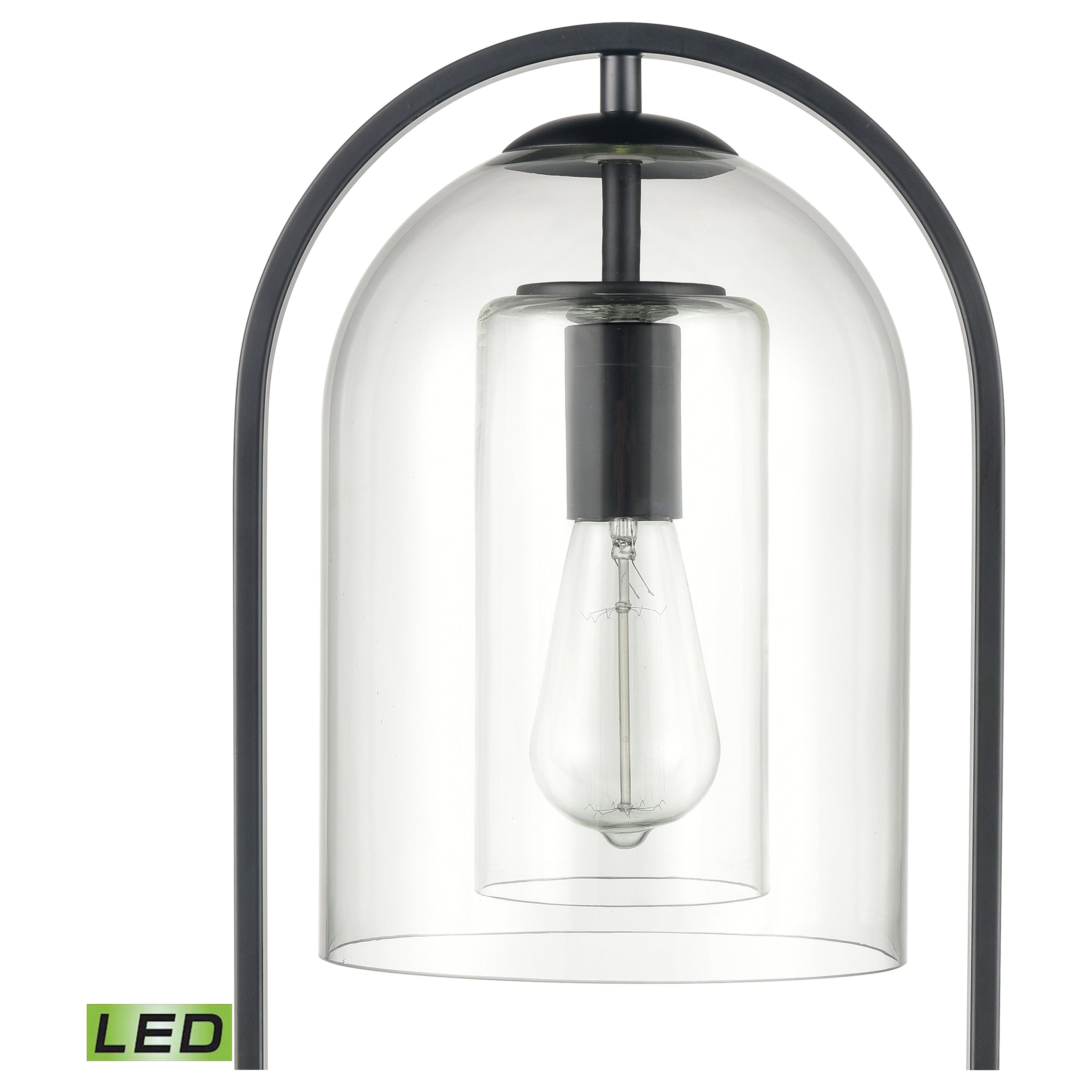 Bell Jar 28" High 1-Light Desk Lamp
