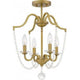 Sunday 4-Light Semi Flush Mount