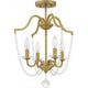 Sunday 4-Light Semi Flush Mount