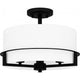 Seymour 3-Light Semi Flush Mount
