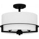 Seymour 3-Light Semi Flush Mount