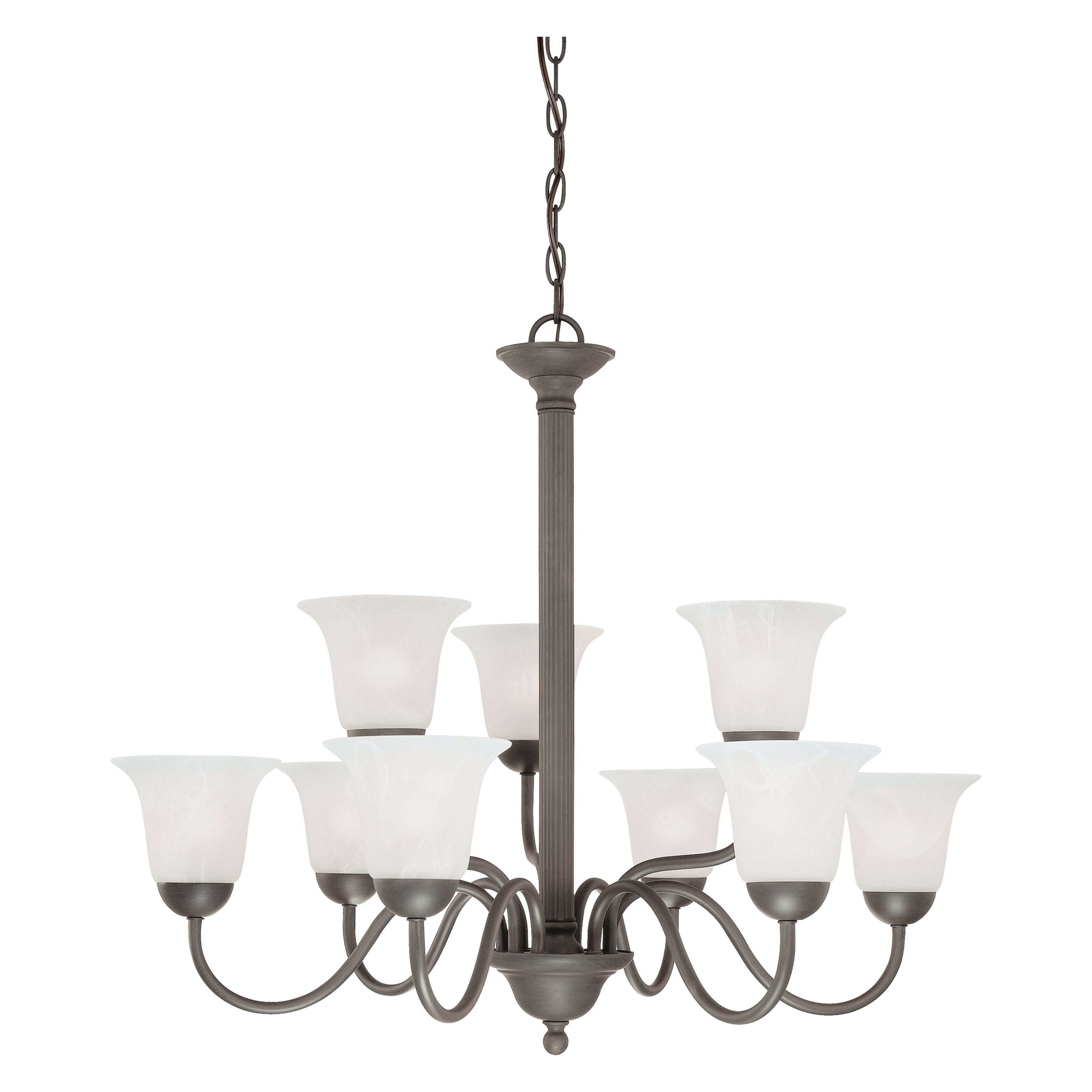 Riva 32" Wide 9-Light Chandelier