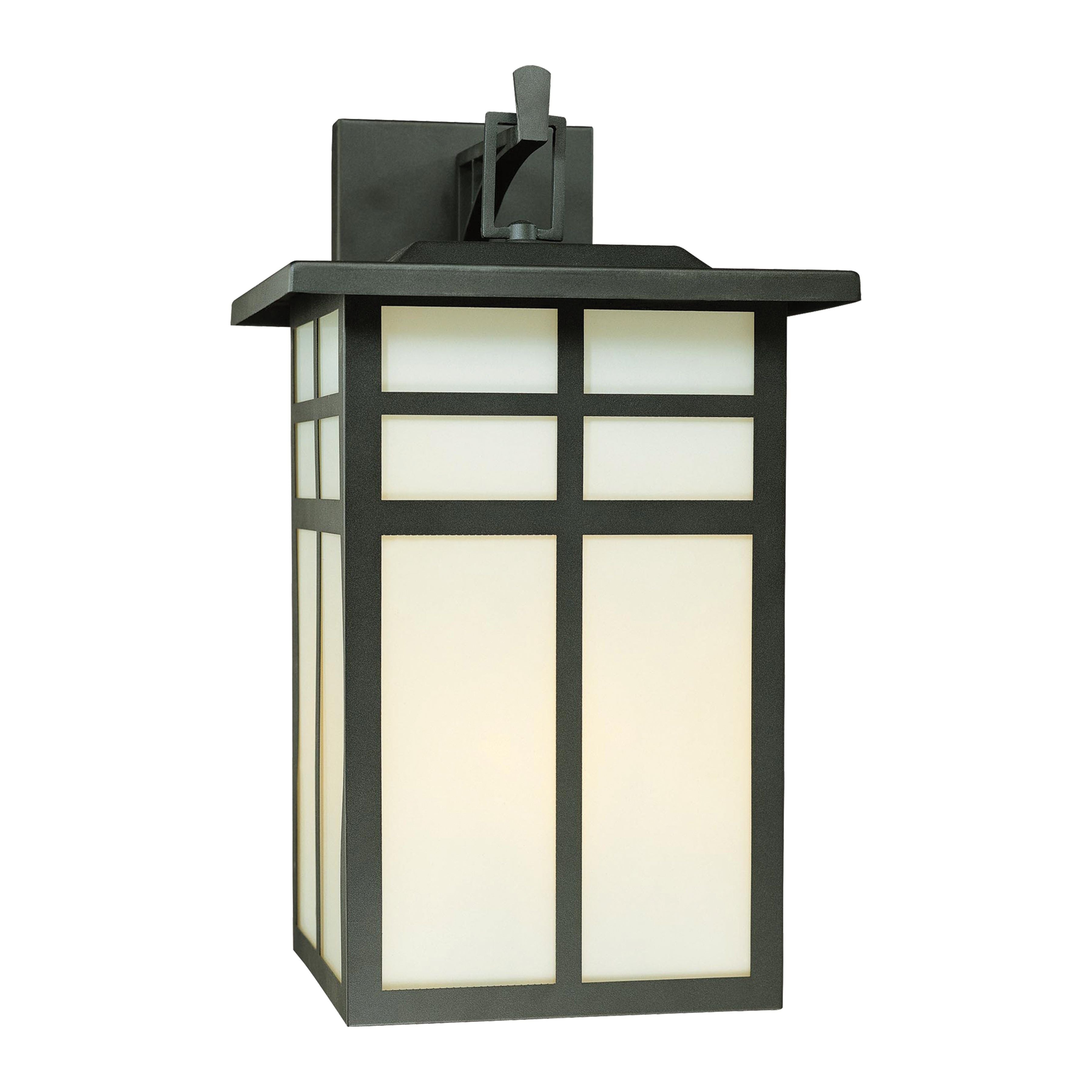 Mission 19" High 3-Light Outdoor Sconce
