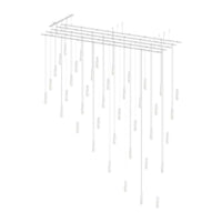 Suspenders 48" x 96" Parallels with Height Adjustable Etched Teardrop Luminaires