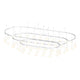 Suspenders 40" x 88" Path 3-Bar Racetrack with Height Adjustable Etched Globe Luminaires