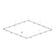 Suspenders 12' x 12' 1-Tier Path Square with Precise & Power Precise Smooth Cylinder Luminaires