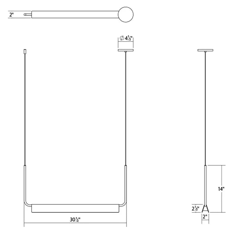 Morii 30" LED Pendant