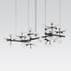 Nebula Zig Zag LED Pendant (with 20' Cords)