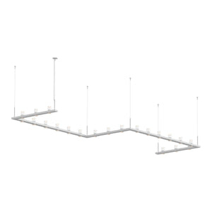 Intervals 4' x 16' Zig-Zag LED Pendant